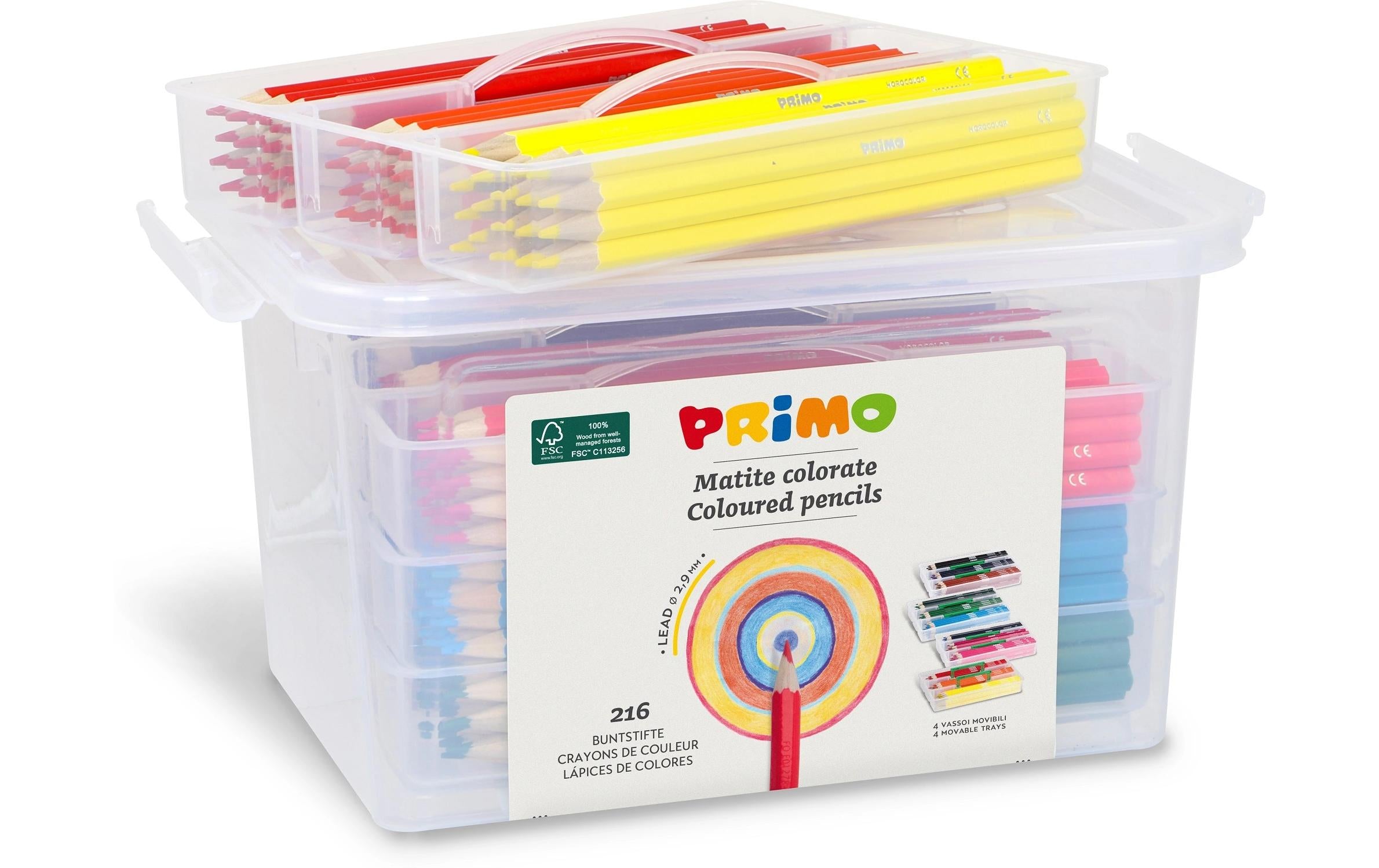 Primo Farbstifte Schulbox