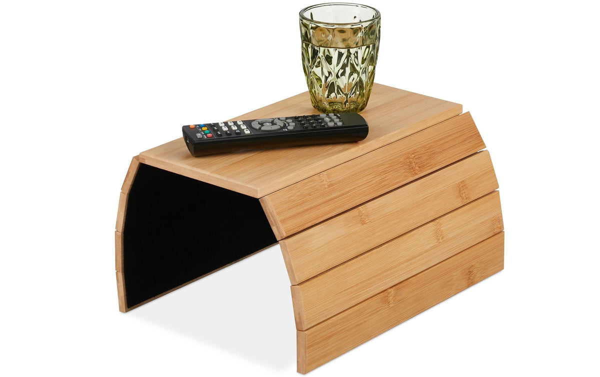 relaxdays Sofatablett Bambus