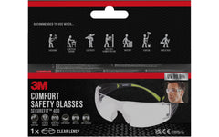 3M SecureFitSchutzbrille klar