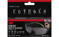 3M SecureFitSchutzbrille grau