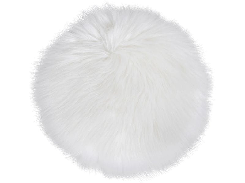 House Nordic | Lammfell-Imitat, Ivory | Durchmesser: 35 cm, 100% Polyester