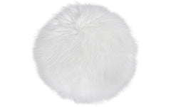 House Nordic | Lammfell-Imitat, Ivory | Durchmesser: 35 cm, 100% Polyester