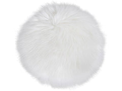 House Nordic | Lammfell-Imitat, Ivory | Durchmesser: 35 cm, 100% Polyester