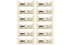 YFOOD, Riegel White Coconut 12 x 60 g