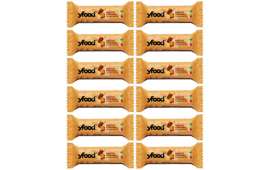 YFOOD, Riegel Salted Caramel 12 x 60 g