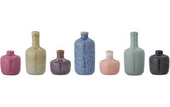 Bloomingville | Vasen Maien, 7er Set | 7x14 cm (DxH), Steingut