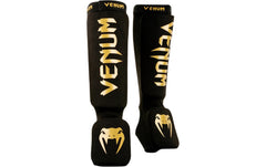 Venum, Kontact Shin Guards Gold/Schwarz, L