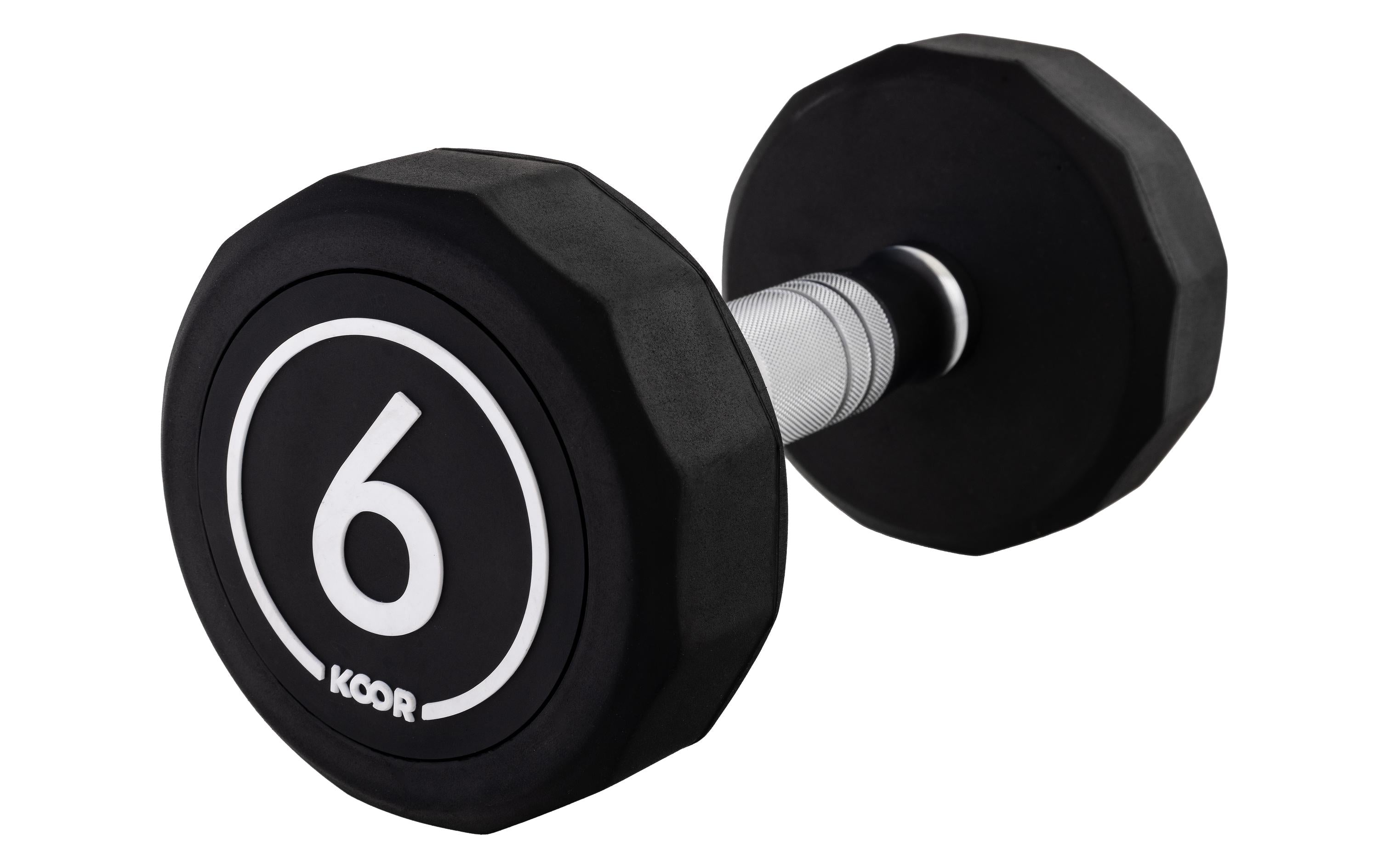KOOR, Kurzhantel 6 kg, Schwarz