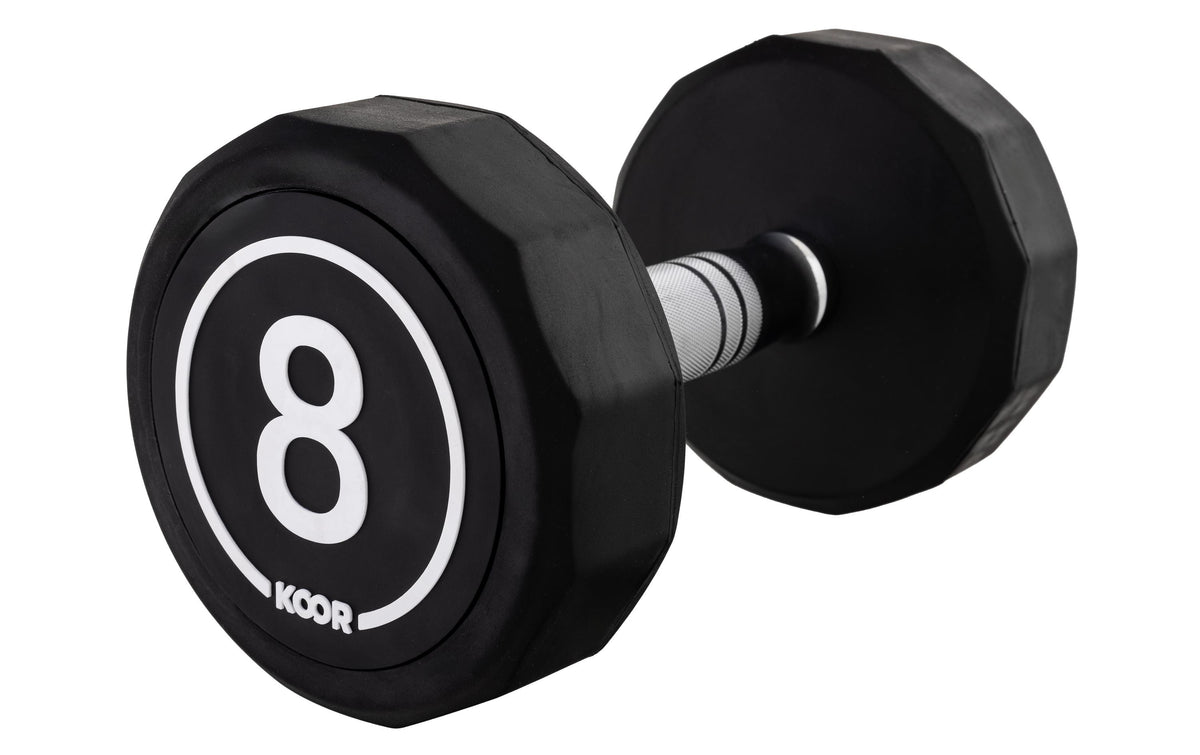 KOOR, Kurzhantel 8 kg, Schwarz