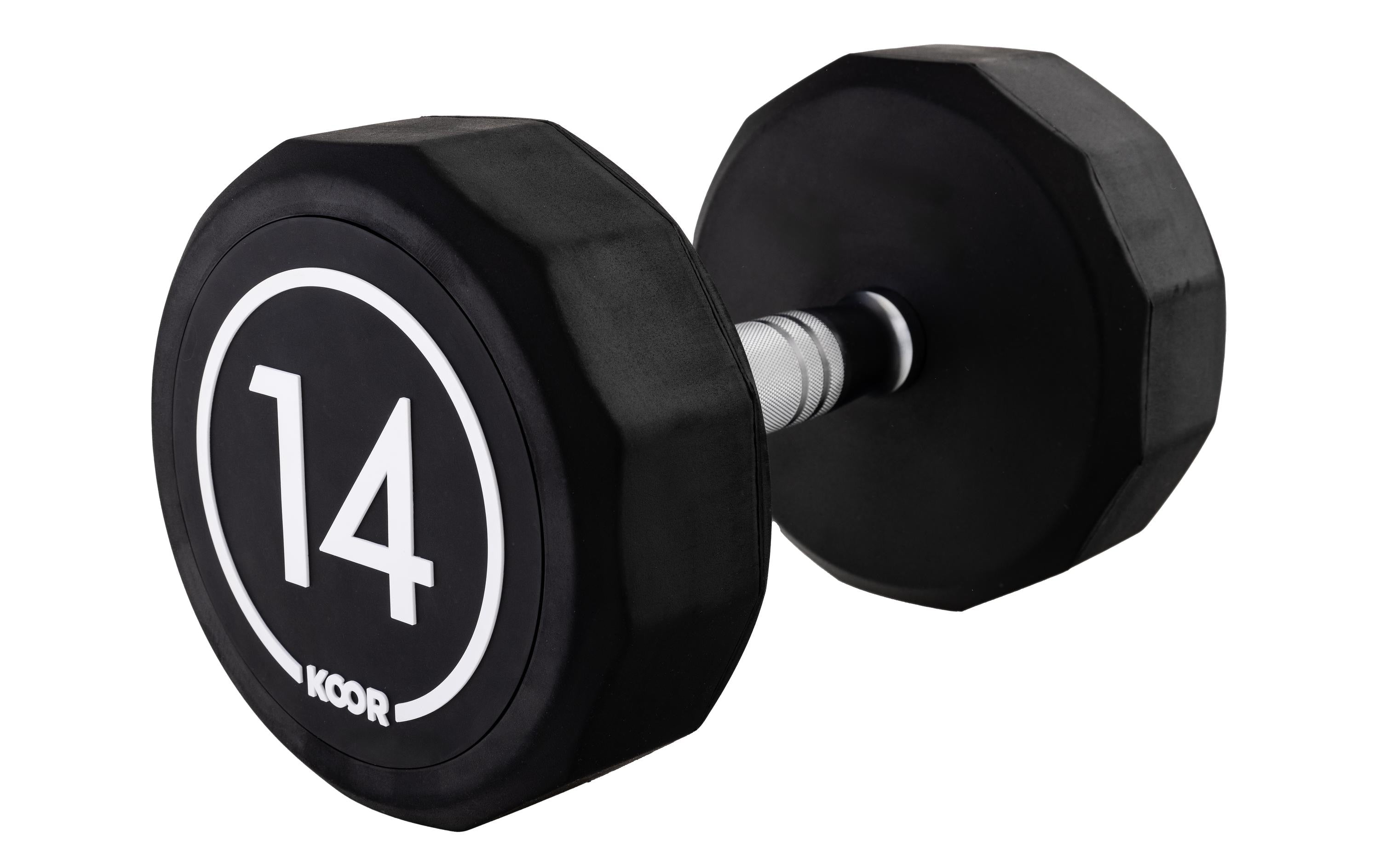 KOOR, Kurzhantel 14 kg, Schwarz