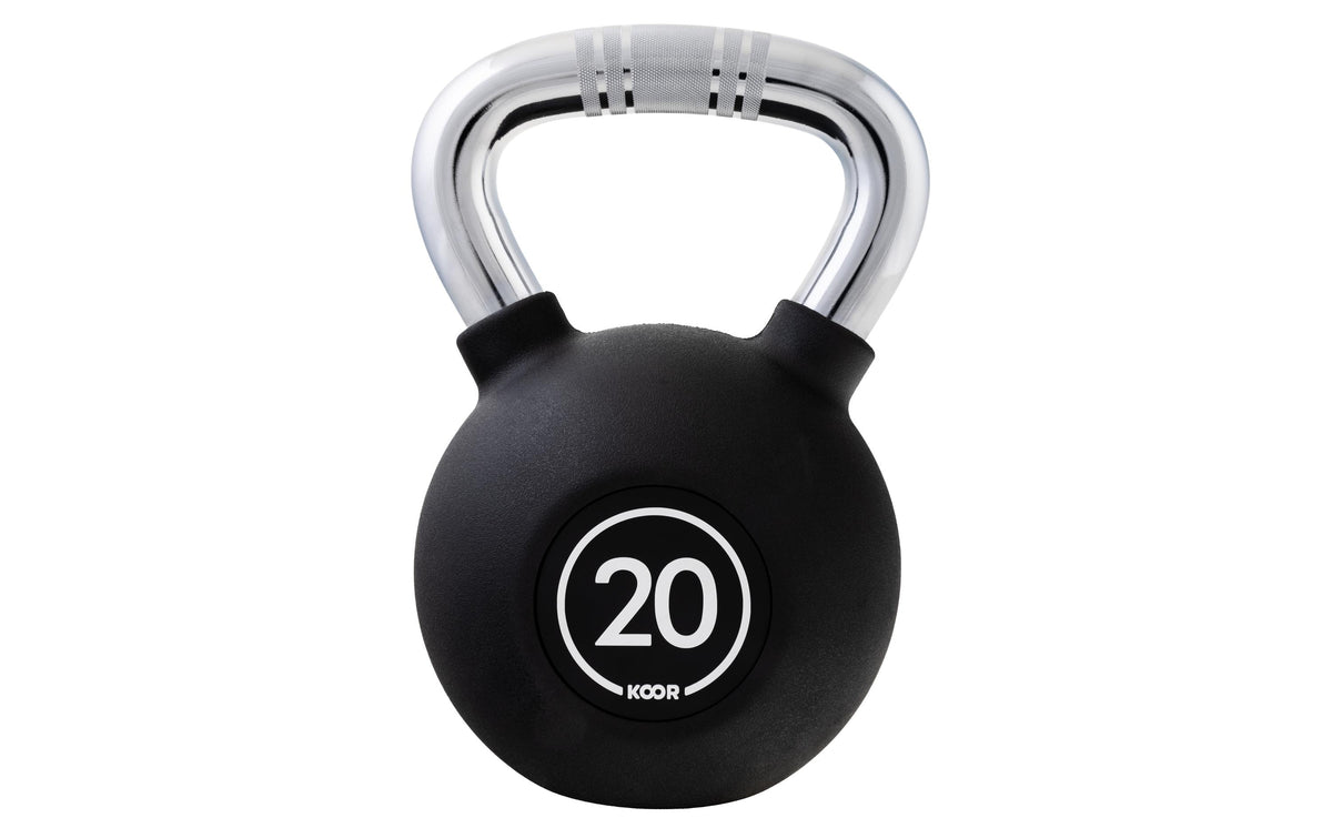 KOOR, Kettlebell 20 kg, Schwarz