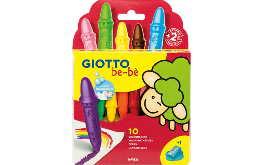 Giotto, Wachsmalstifte be-bé 10 Stück