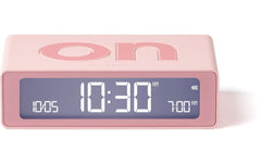 Lexon | Digitalwecker Flip Mini Light Pink | LCD, inkl. USB-C Ladekabel, Light Pink