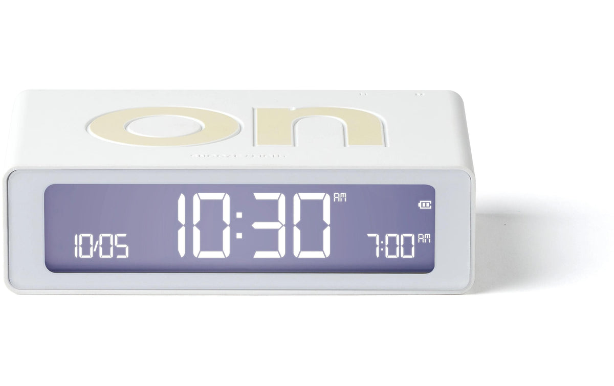 Lexon, Digitalwecker Flip Mini Weiss