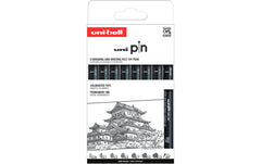 Uni PIN Fineliner Set Classic Himeji