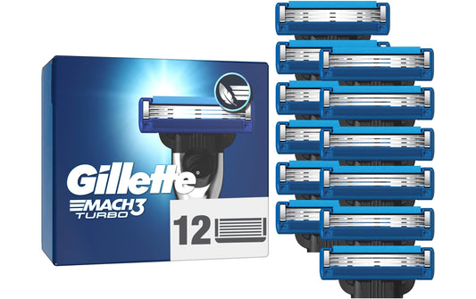 Gillette Mach3 Turbo Systemklingen 12er