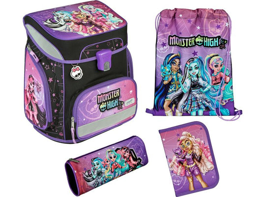 Scooli | Schultheke-Set 5-teilig | Monster High 18 Liter, ca. 1000 Gramm