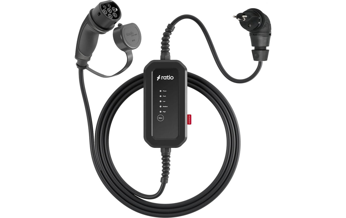 Ratio Electric Notladekabel T13 - Typ 2