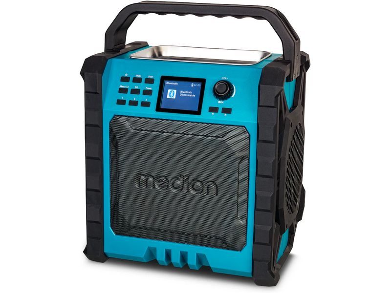Medion | LIFE P66896 Baustellenradio | DAB+, Bluetooth, bis 10h Akku