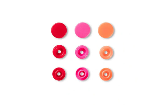 Prym Love Druckknopf Color Snaps, rot
