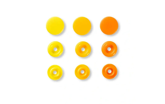 Prym Love Druckknopf Color Snaps, gelb