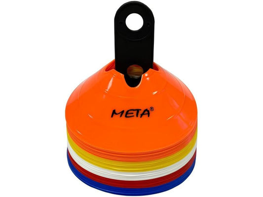 Meta-tu-Victoria | MTV Markierhütchen hoch 50 Stck. | orange, gelb, weiss, rot, blau