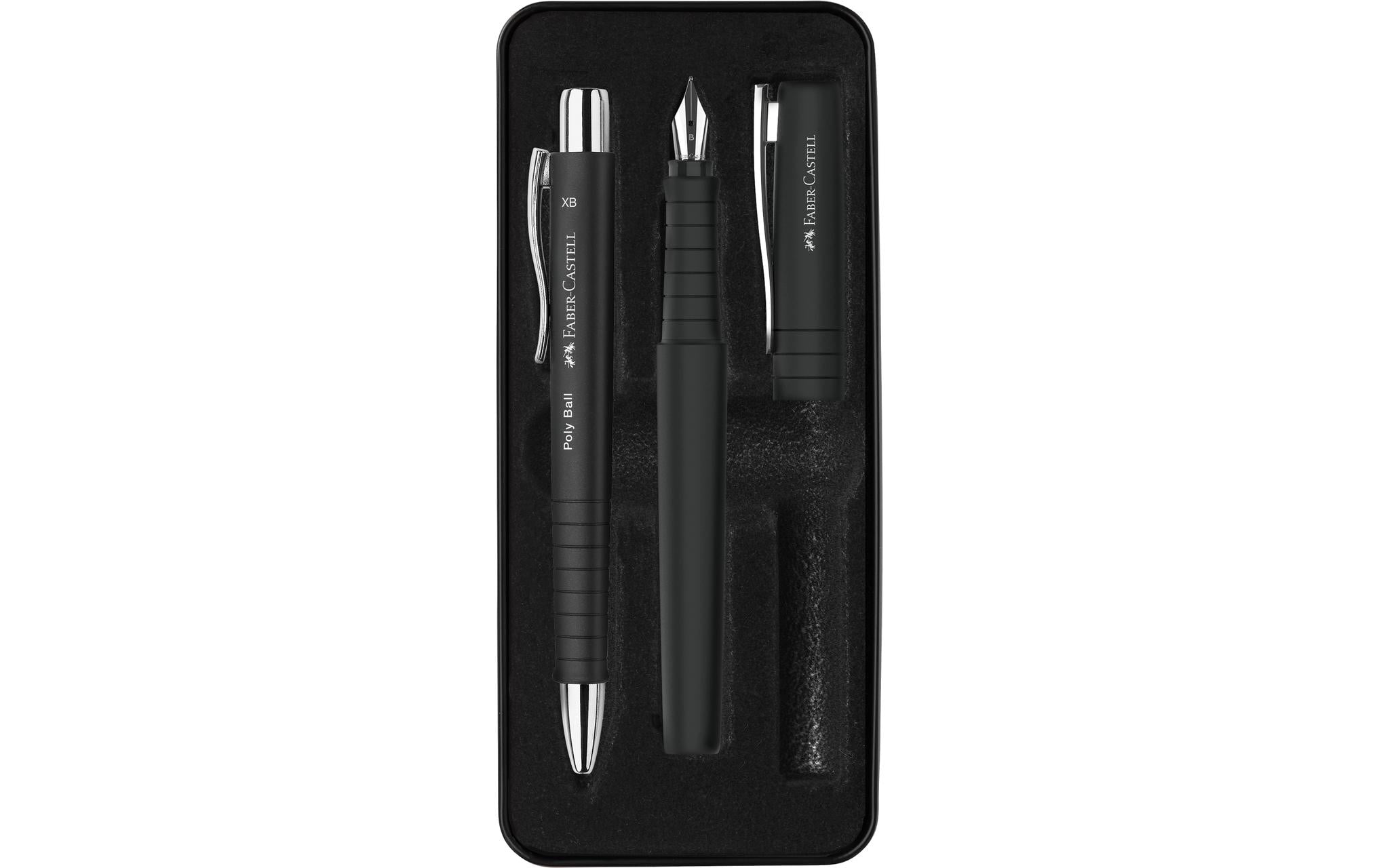 Faber-Castell Geschenkset Poly Ball schwarz