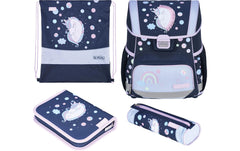 Herlitz | Schulthek Loop Plus Unicorn | 4-teiliges Set, 17 l