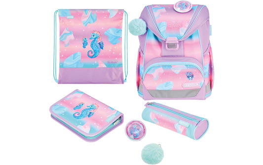 Herlitz | Schulthek UltraLight Plus Ocean | 4-teiliges Set, 16 l