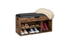 relaxdays | Schuhregal mit Sitzfläche | MDF China