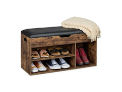 relaxdays | Schuhregal mit Sitzfläche | MDF China
