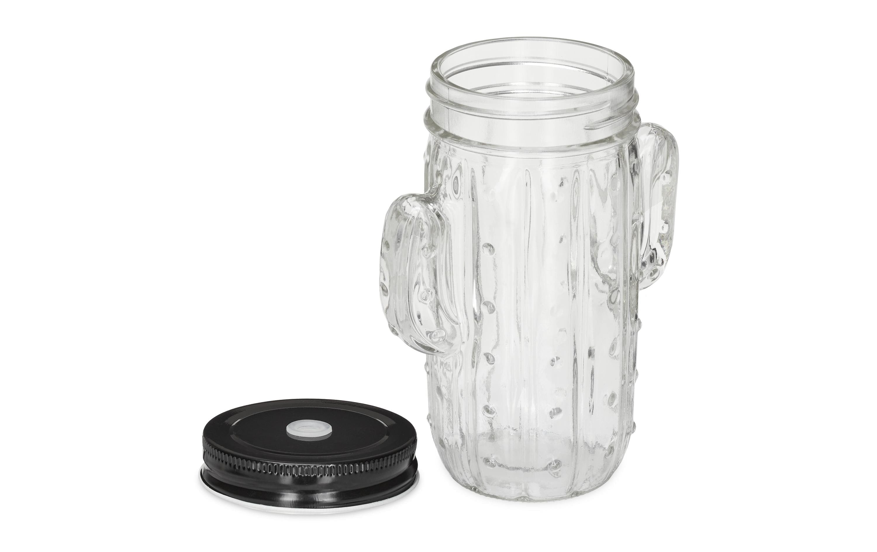 relaxdays Trinkglas Kaktus 8er Set