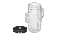 relaxdays Trinkglas Kaktus 8er Set