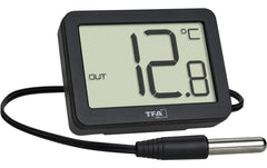 TFA Dostmann | Digitales Thermometer | ohne Batterie