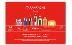 Caran dAche Multitechnik Postkartenblock