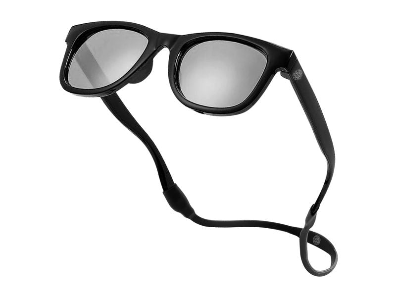 Baby Sunnies | Baby-Sonnenbrille mit Band | Schwarz