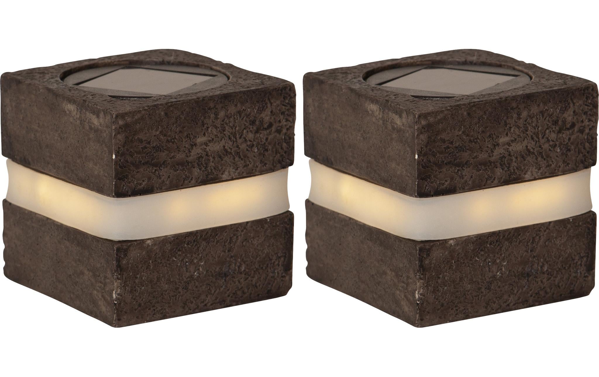 Star Trading Solar Decoration Stonecube