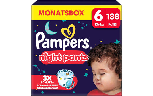 Pampers, Nachtwindeln Baby Dry Night Pants