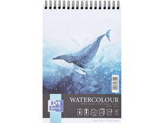 Oxford | Aquarellblock A5, 20 Bl., 300g/m² | 300 g/m², recycelbar *A5 Format *20 Blatt
