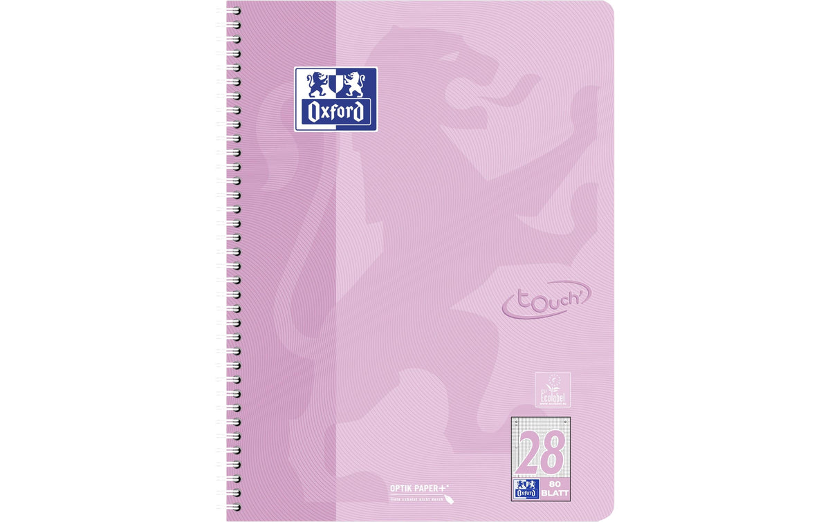 OXFORD TOUCH A4+ Block Lineatur 28, kariert