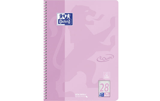 OXFORD TOUCH A4+ Block Lineatur 28, kariert