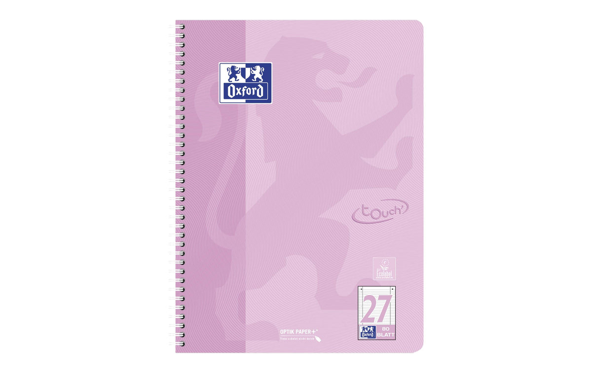 OXFORD TOUCH A4+ Block Lineatur 27, liniert