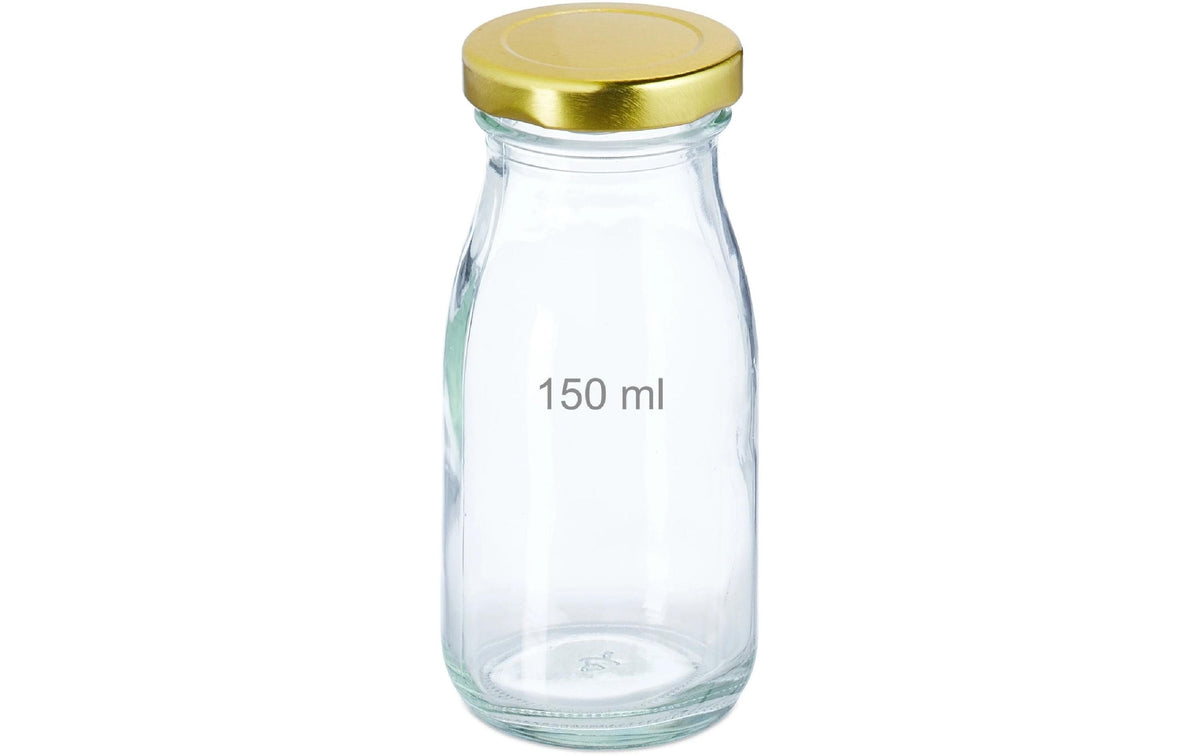 relaxdays Einmachflaschen 150 ml
