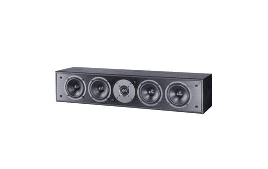 Magnat | Centerlautsprecher MONITOR S14C | Schwarz, 2.5-Wege, 4-fach Bass-Mittelton