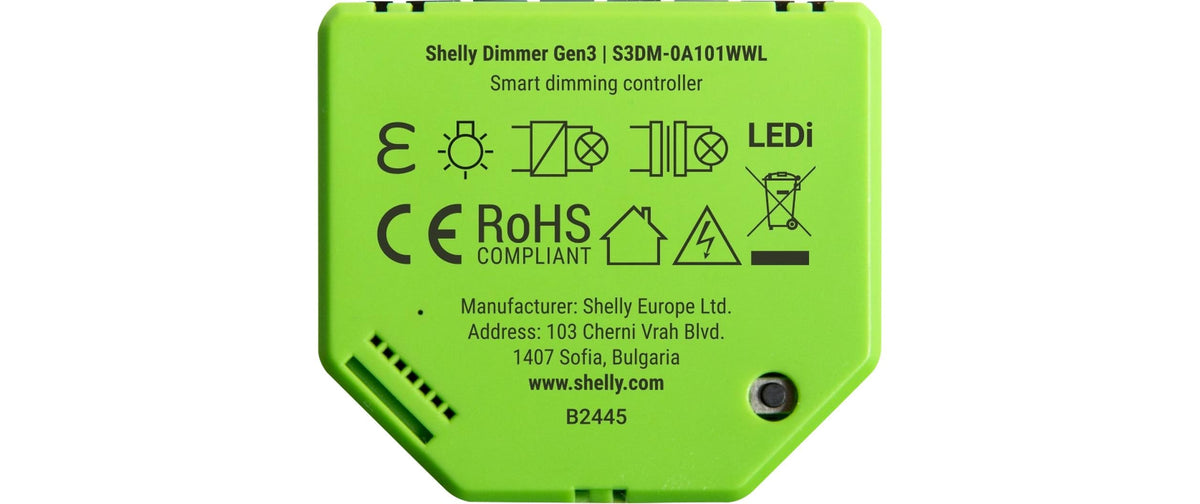 Shelly dimmer SL WiFi-DimmerGen3