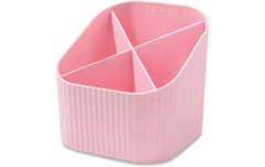 HAN | Stifteköcher Re-X-LOOP | 4 Fächer, recyceltes Material, rosa