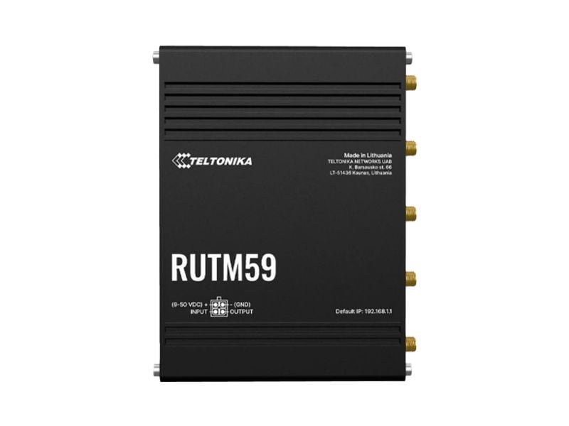 Teltonika | 5G/LTE Industrierouter RUTM59 | US-Version, 3.4Gbps 5G, LTE , 5xGE, 2xSIM