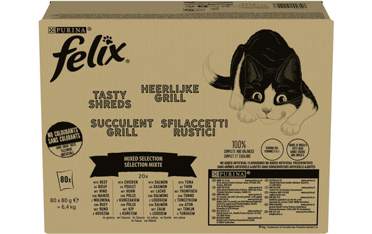 Felix Nassfutter Tasty Shreds Mix