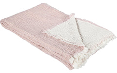 Eskimo | Decke Artemis 140 x 210 cm, Rose | 100% Baumwolle, waschbar 30 Grad