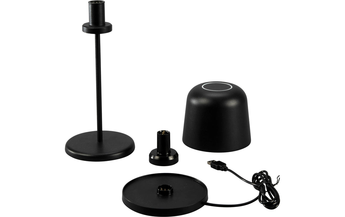 Konstsmide Biot USB-Tischleuchte Schwarz